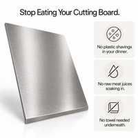 CounterPro™ Stainless Steel Cutting Board