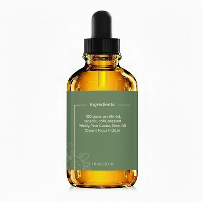 Prickly Pear Cactus Seed Oil For Deep Hydration, Fine Lines & Even Skin Tone - 30ml