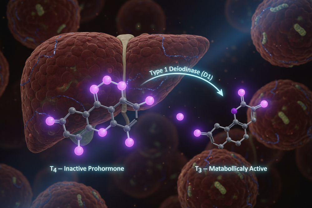1. The T4 -> T3 Conversion Happens In Your Liver