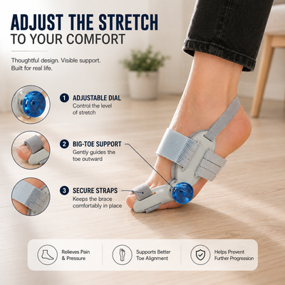 Bun-ease™ - Bunion Corrector for Pain Relief & Straightening