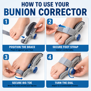 Bun-ease™ - Bunion Corrector for Pain Relief & Straightening