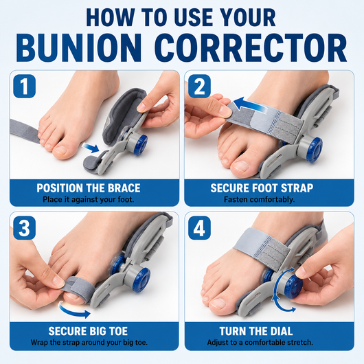 Bun-ease™ - Bunion Corrector for Pain Relief & Straightening