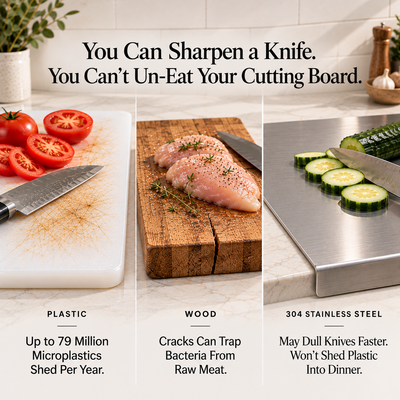 CounterPro™ Stainless Steel Cutting Board