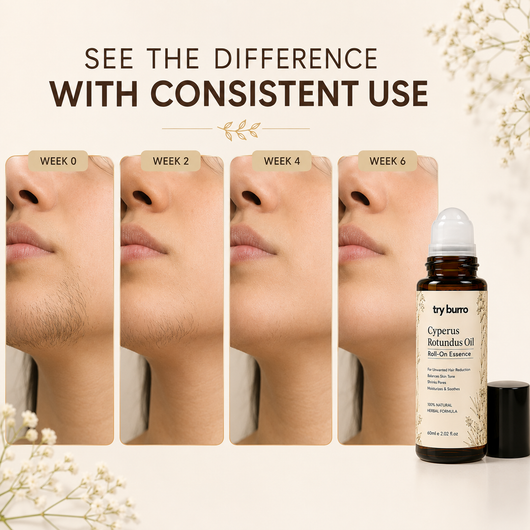 StayBare™ - Cyperus Rotundus Oil for Slowing Unwanted Hair Growth